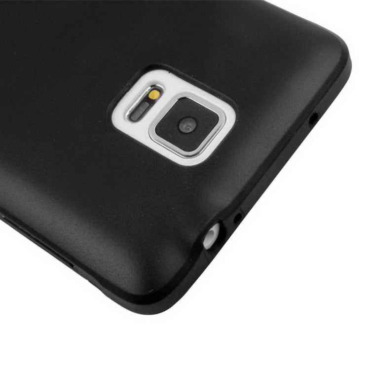 Horizontal Flip Touch Screen Frosted TPU Protection Case for Galaxy Note 4 / N910