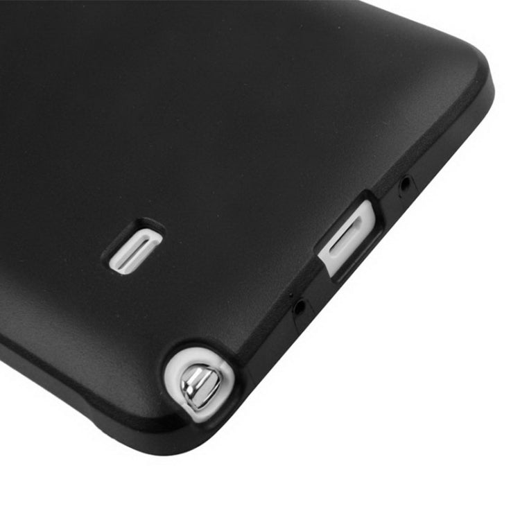 Horizontal Flip Touch Screen Frosted TPU Protection Case for Galaxy Note 4 / N910
