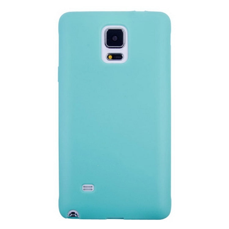 Horizontal Flip Touch Screen Frosted TPU Protection Case for Galaxy Note 4 / N910