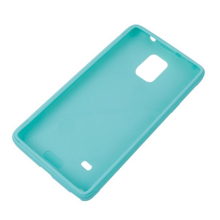Horizontal Flip Touch Screen Frosted TPU Protection Case for Galaxy Note 4 / N910