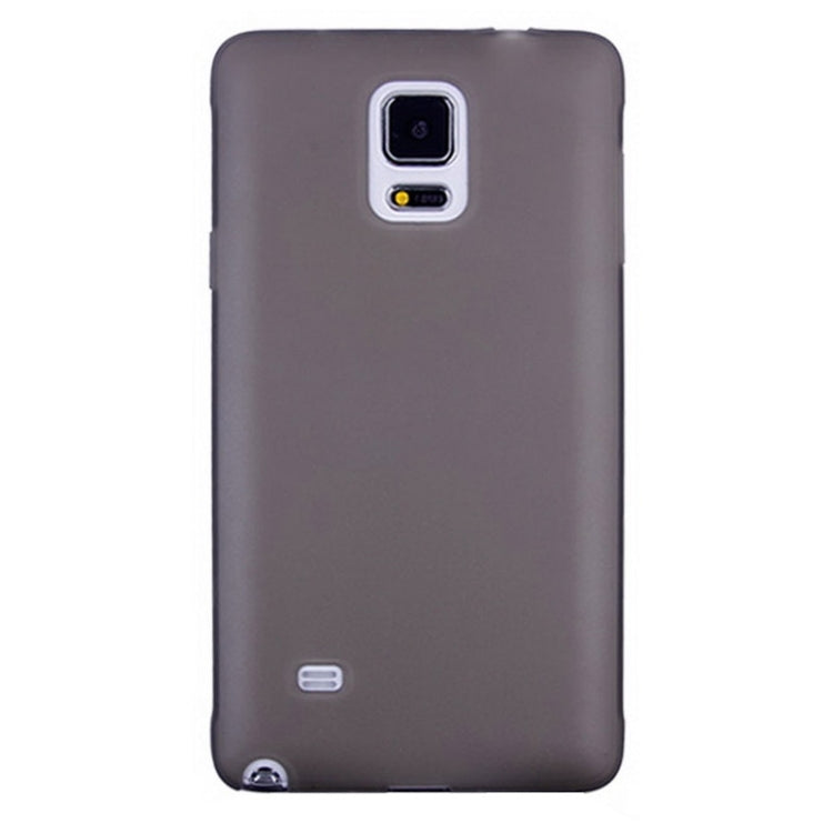 Horizontal Flip Touch Screen Frosted TPU Protection Case for Galaxy Note 4 / N910
