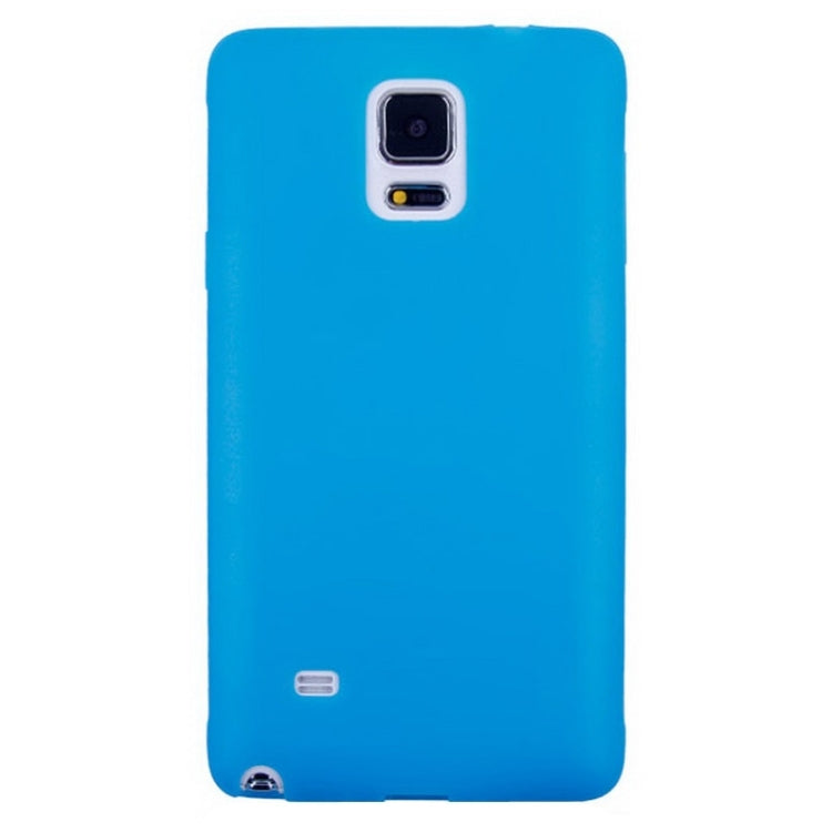 Horizontal Flip Touch Screen Frosted TPU Protection Case for Galaxy Note 4 / N910