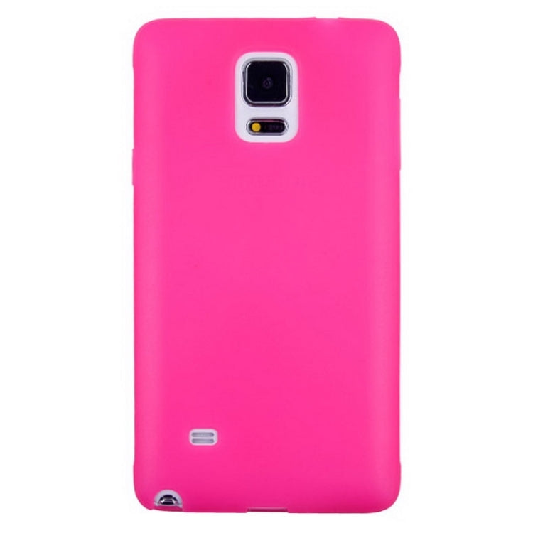 Horizontal Flip Touch Screen Frosted TPU Protection Case for Galaxy Note 4 / N910