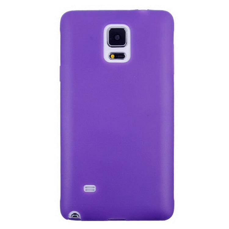 Horizontal Flip Touch Screen Frosted TPU Protection Case for Galaxy Note 4 / N910