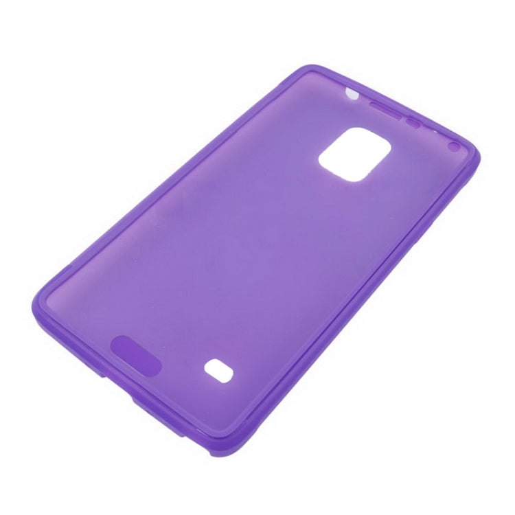 Horizontal Flip Touch Screen Frosted TPU Protection Case for Galaxy Note 4 / N910