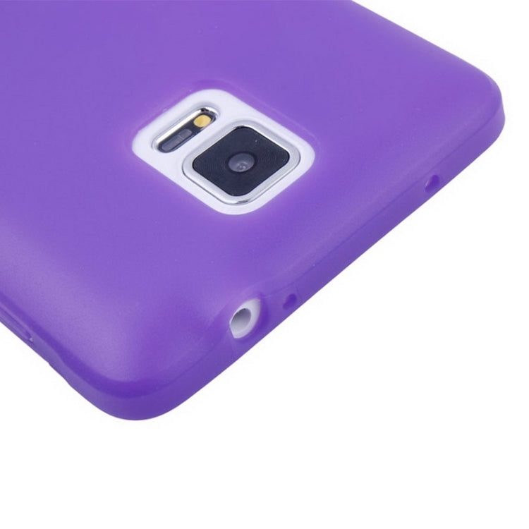 Horizontal Flip Touch Screen Frosted TPU Protection Case for Galaxy Note 4 / N910