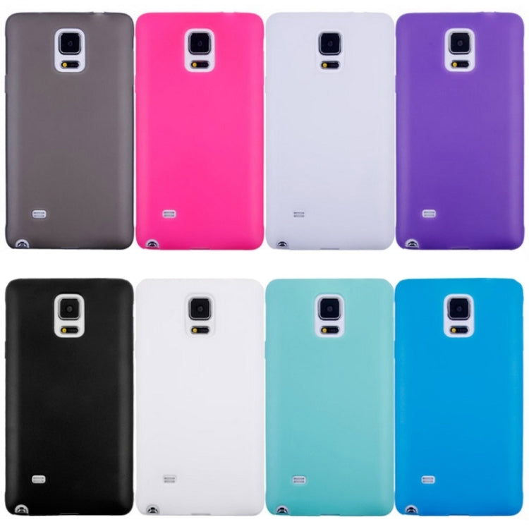 Horizontal Flip Touch Screen Frosted TPU Protection Case for Galaxy Note 4 / N910