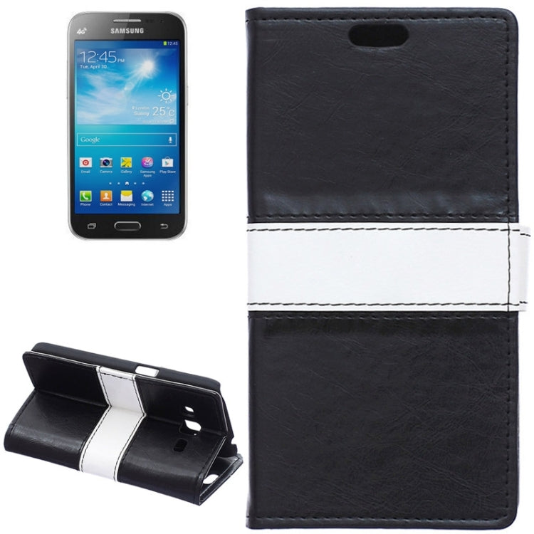 Color Matching Flip Leather Case with Holder & Card Slots & Wallet for Galaxy Core Prime / G3608