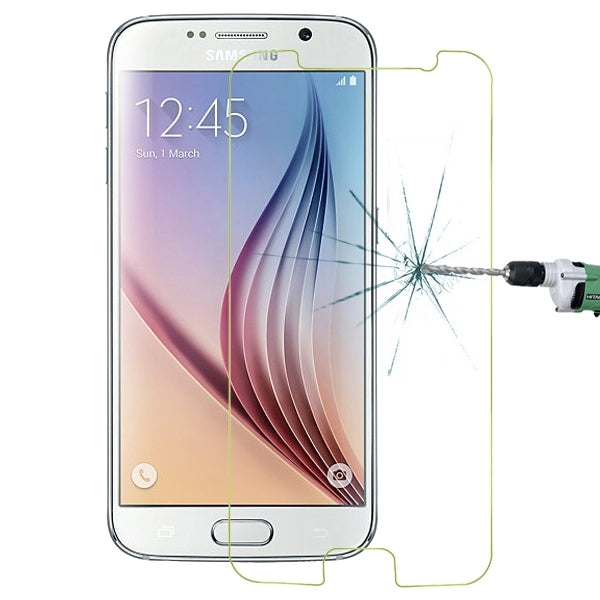 0.33mm 9H Surface Hardness 2.5D Explosion-proof Tempered Glass Film for Galaxy S6 / G9200