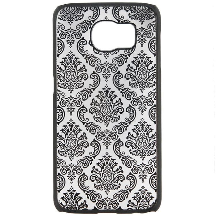 For Galaxy S6 / G920 Embossed Flowers Pattern Protective Hard Case