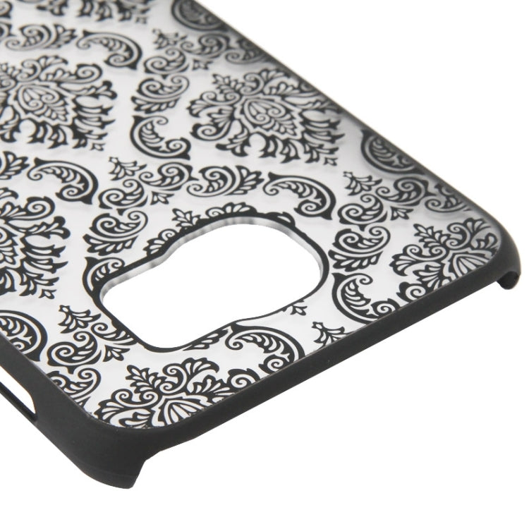 For Galaxy S6 / G920 Embossed Flowers Pattern Protective Hard Case