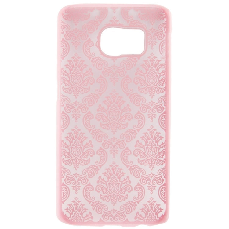 For Galaxy S6 / G920 Embossed Flowers Pattern Protective Hard Case