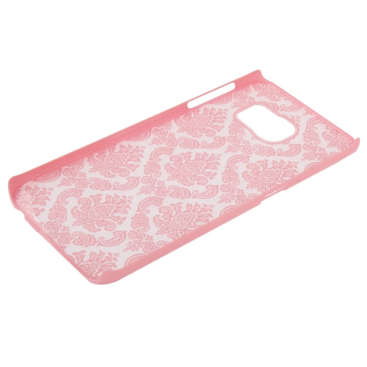 For Galaxy S6 / G920 Embossed Flowers Pattern Protective Hard Case