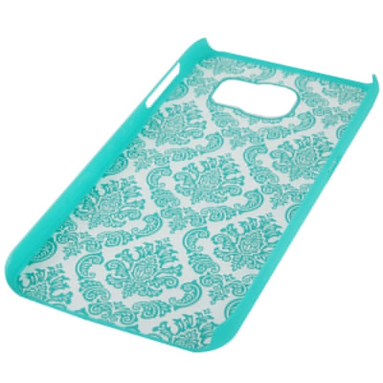 For Galaxy S6 / G920 Embossed Flowers Pattern Protective Hard Case