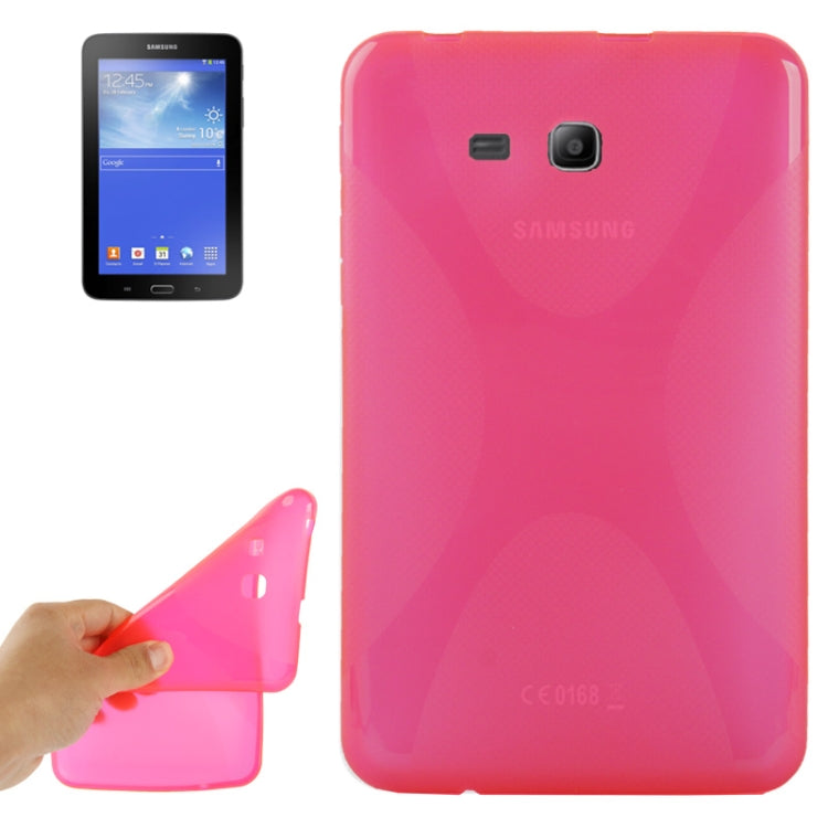 X Shaped Anti-skid Texture TPU Case for Galaxy Tab 3 Lite 7.0 / T111