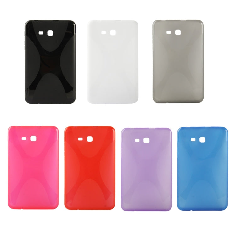 X Shaped Anti-skid Texture TPU Case for Galaxy Tab 3 Lite 7.0 / T111