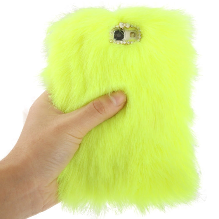 Diamond Encrusted Winter Warm Fur Plastic Case for Galaxy Note II / N7100