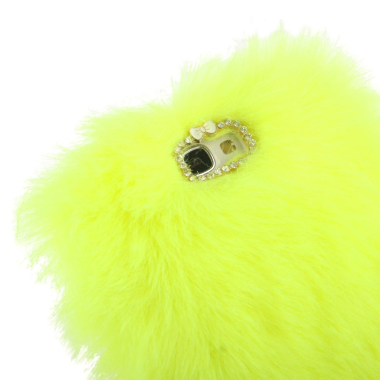 Diamond Encrusted Winter Warm Fur Plastic Case for Galaxy Note II / N7100