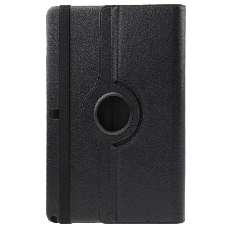 360 Degree Rotatable Litchi Texture Leather Case with 3-angle Viewing Holder for Galaxy Note