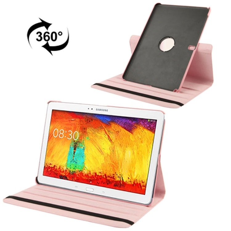 360 Degree Rotatable Litchi Texture Leather Case with 3-angle Viewing Holder for Galaxy Note