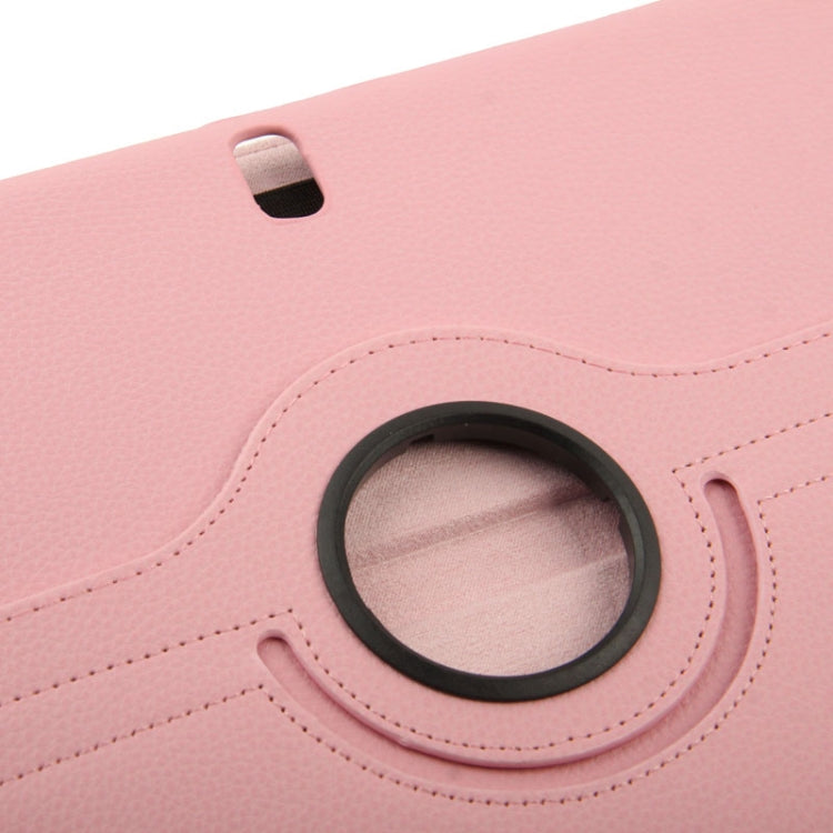 360 Degree Rotatable Litchi Texture Leather Case with 3-angle Viewing Holder for Galaxy Note