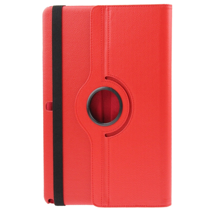 360 Degree Rotatable Litchi Texture Leather Case with 3-angle Viewing Holder for Galaxy Note