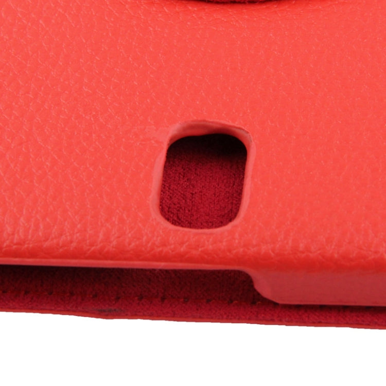 360 Degree Rotatable Litchi Texture Leather Case with 3-angle Viewing Holder for Galaxy Note