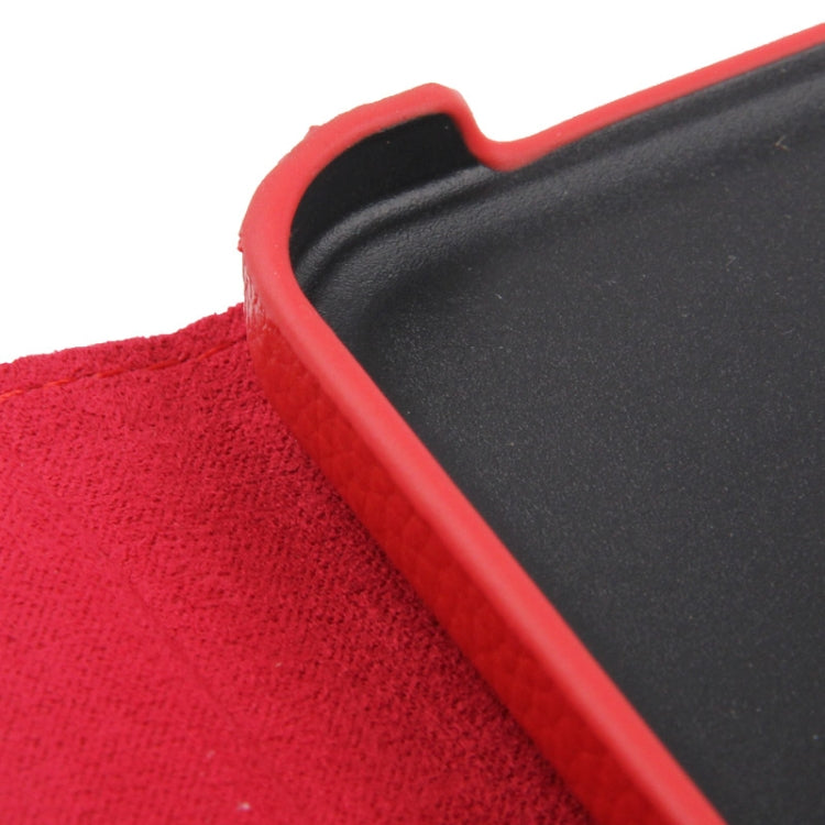 360 Degree Rotatable Litchi Texture Leather Case with 3-angle Viewing Holder for Galaxy Note