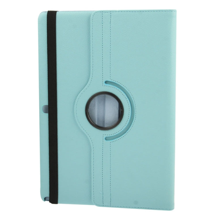 360 Degree Rotatable Litchi Texture Leather Case with 3-angle Viewing Holder for Galaxy Note
