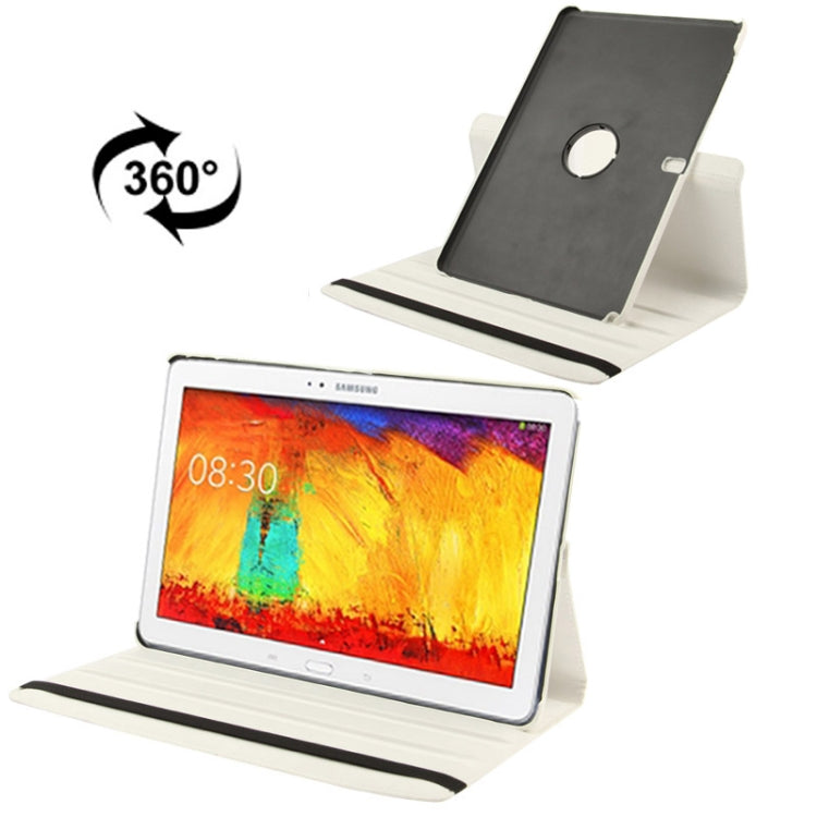 360 Degree Rotatable Litchi Texture Leather Case with 3-angle Viewing Holder for Galaxy Note
