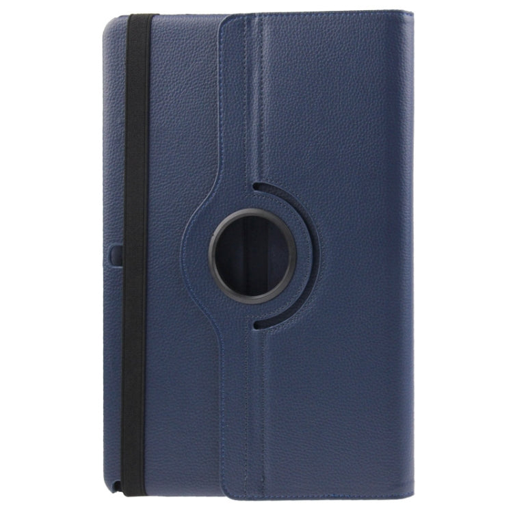 360 Degree Rotatable Litchi Texture Leather Case with 3-angle Viewing Holder for Galaxy Note
