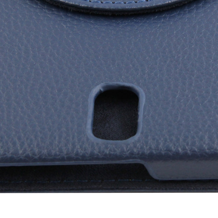 360 Degree Rotatable Litchi Texture Leather Case with 3-angle Viewing Holder for Galaxy Note
