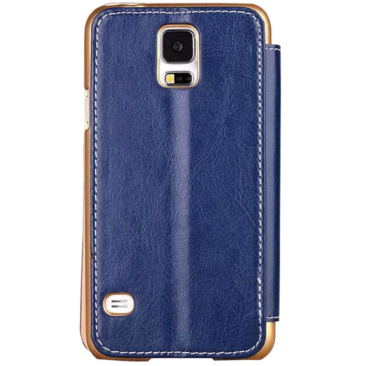 Crazy Horse Texture Flip Leather Case with Card Slot & Holder for Galaxy S5 / G900