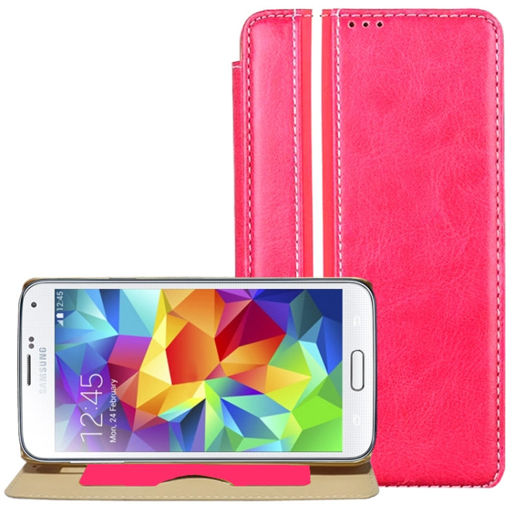 Crazy Horse Texture Flip Leather Case with Card Slot & Holder for Galaxy S5 / G900