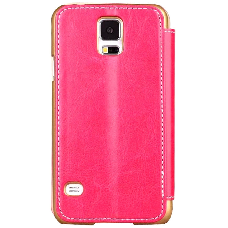 Crazy Horse Texture Flip Leather Case with Card Slot & Holder for Galaxy S5 / G900