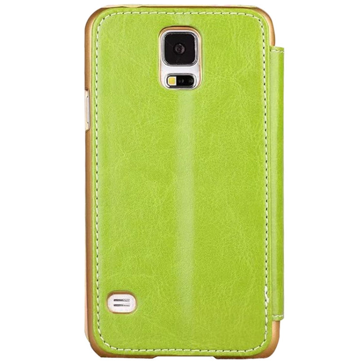 Crazy Horse Texture Flip Leather Case with Card Slot & Holder for Galaxy S5 / G900