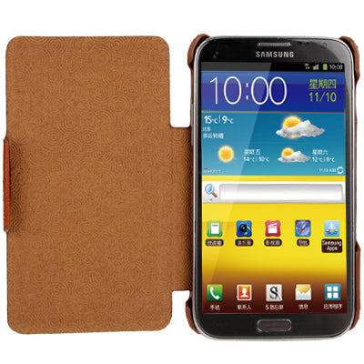 Litchi Texture Top-grain Leather Case  for Galaxy Note i9220