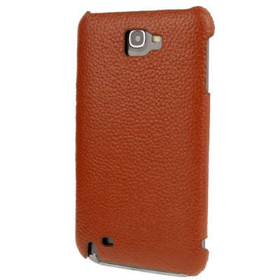 Litchi Texture Top-grain Leather Case  for Galaxy Note i9220