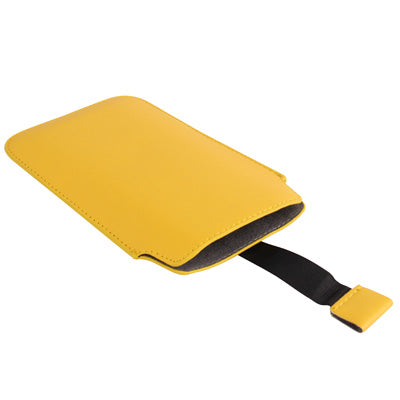 Pure Color Leather Case Pocket Pouch Sleeve Bag with Pull Tab for Galaxy S IV / Note II / N7100