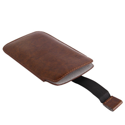 Pure Color Leather Case Pocket Pouch Sleeve Bag with Pull Tab for Galaxy S IV / Note II / N7100