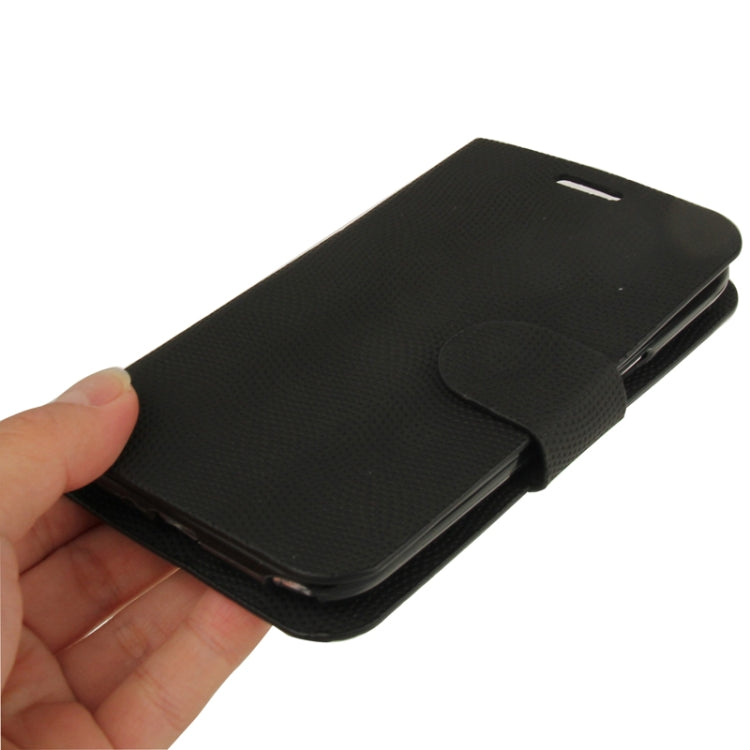 Mesh Pattern Horizontal Flip Leather Case with Holder for Galaxy Note II / N7100