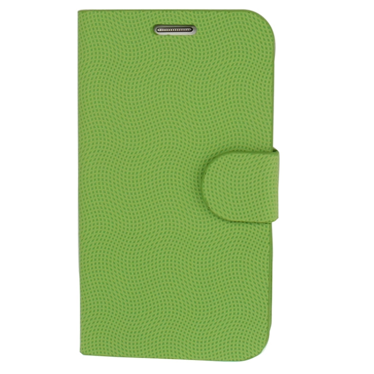 Mesh Pattern Horizontal Flip Leather Case with Holder for Galaxy Note II / N7100