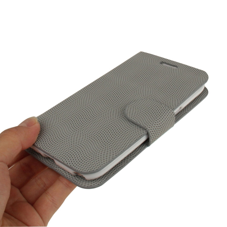Mesh Pattern Horizontal Flip Leather Case with Holder for Galaxy Note II / N7100