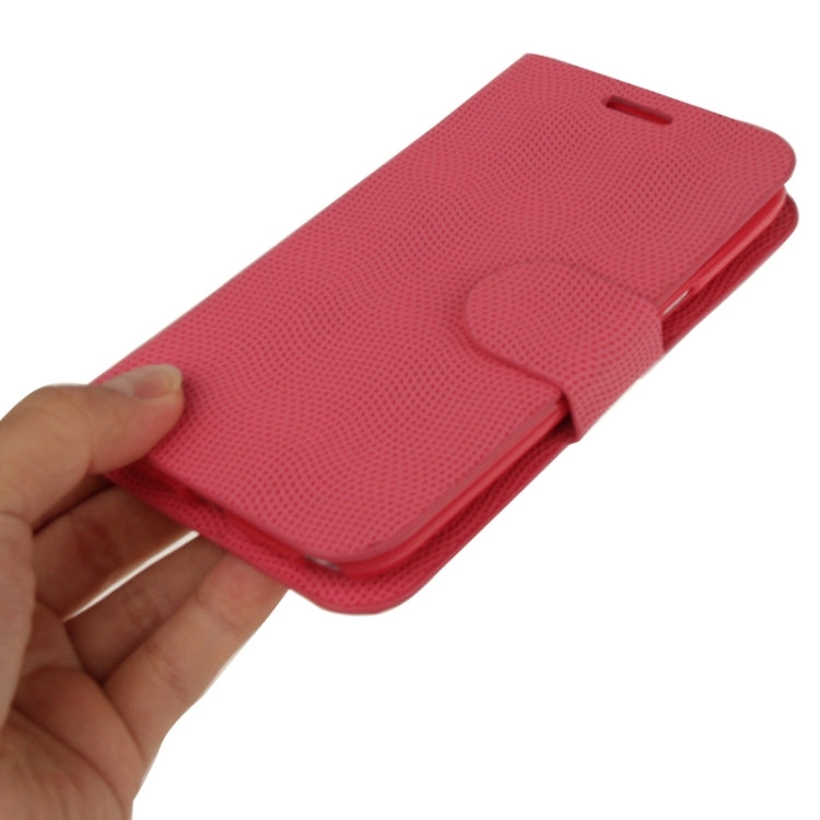 Mesh Pattern Horizontal Flip Leather Case with Holder for Galaxy Note II / N7100