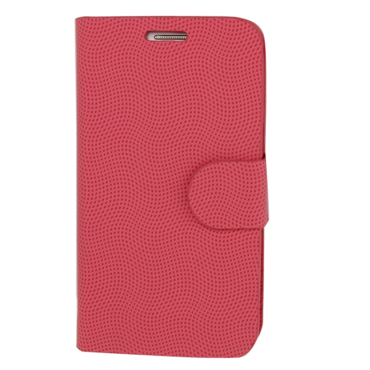 Mesh Pattern Horizontal Flip Leather Case with Holder for Galaxy Note II / N7100
