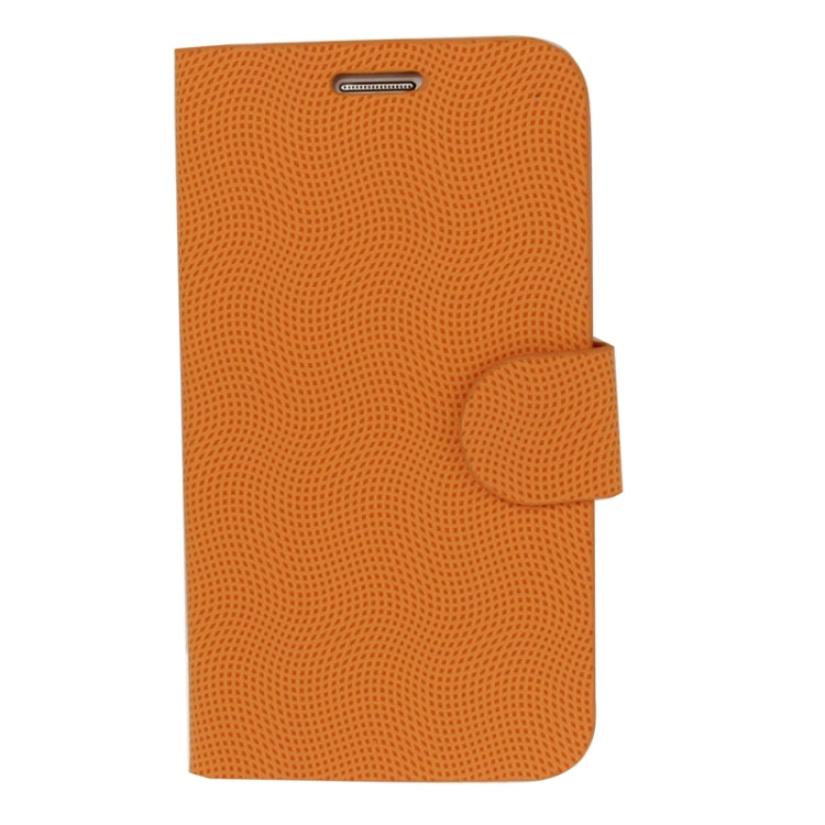 Mesh Pattern Horizontal Flip Leather Case with Holder for Galaxy Note II / N7100