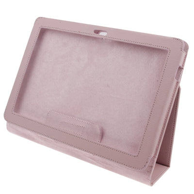 Litchi Texture Leather Case with Holder for Galaxy Tab 2 (10.1) / P5100,
