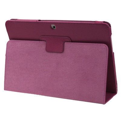 Litchi Texture Leather Case with Holder for Galaxy Tab 2 (10.1) / P5100,