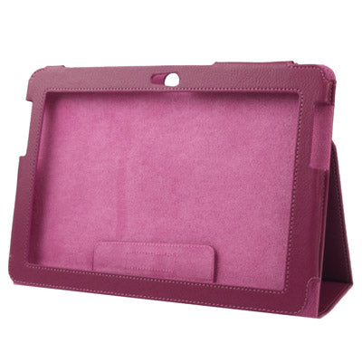 Litchi Texture Leather Case with Holder for Galaxy Tab 2 (10.1) / P5100,