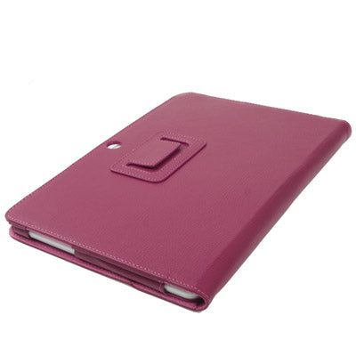 Litchi Texture Leather Case with Holder for Galaxy Tab 2 (10.1) / P5100,